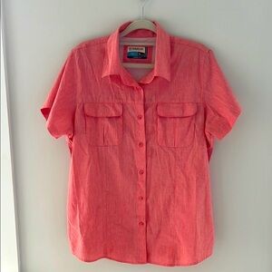 Magellan Women’s Coral Short Sleeve Moisture-Wicking Performance Shirt Size 1X